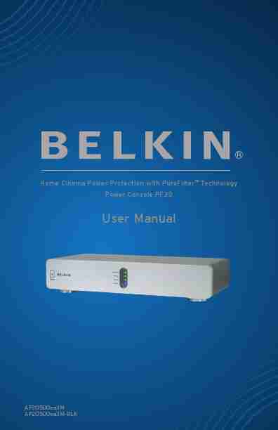 Belkin Home Theater System AP20500EA3M-page_pdf